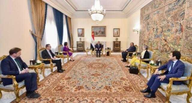 الرئيس السيسي: نتطلع لاستمرار التعاون بين القاهرة وبرلين مع الحكومة الجديدة